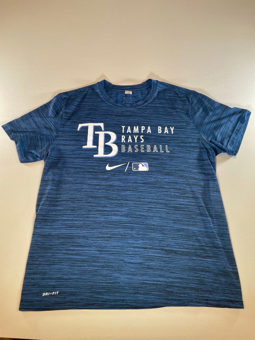 Nike Dri Fit Tampa Bay Rays Top Size L Blue